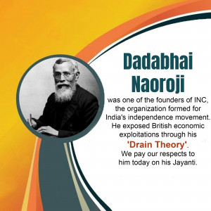 Dadabhai Naoroji - Founder Of INC Banner For Facebook