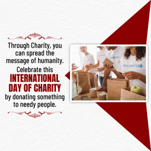 International Day Of Charity - Spreading Humanity Image For Google Business Profile