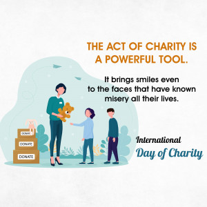 The Act Of Charity Business Poster For Twitter