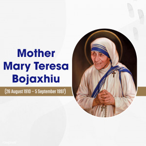 Mother Mary Teresa Bojaxhiu Branding Post For Telegram