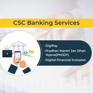 CSC Banking Services - Digital India Creative Design For Facebook