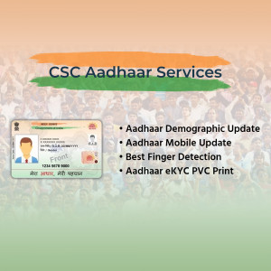 CSC Aadhaar Services Artwork For X