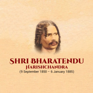 Shri Bharatendu Harishchandra Portrait Image For X