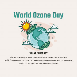 World Ozone Day Illustration Image For Google Business Profile