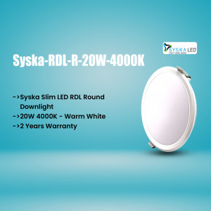 Syska Slim LED RDL Round Downlight 20W 4000K Poster For Instagram