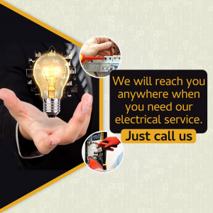 Reliable Electrical Services - We Come To You Graphic For WhatsApp