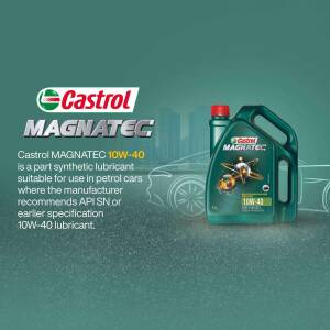 Castrol MAGNATEC 10W-40 Engine Oil Artwork For Google Business Profile