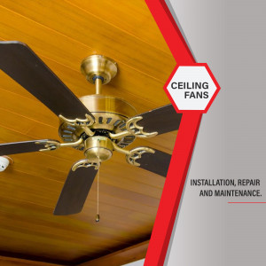 Elegant Ceiling Fan - Installation & Repair Post For WhatsApp