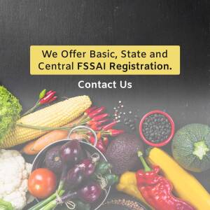 FSSAI Registration With Fresh Produce Promotional Banner For Facebook