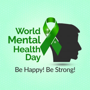 World Mental Health Day Awareness Design For X