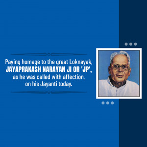 Jayaprakash Narayan Jayanti Post For X