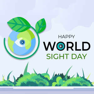 Happy World Sight Day Flyer For Google Business Profile