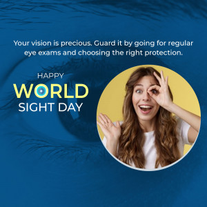 Happy World Sight Day - Protect Your Vision Post For X
