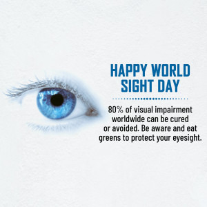 Happy World Sight Day Template For Telegram