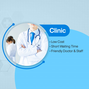 Affordable Clinic Services Flyer For Telegram