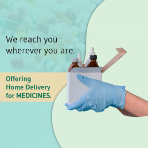 Home Medicine Delivery Post For WhatsApp