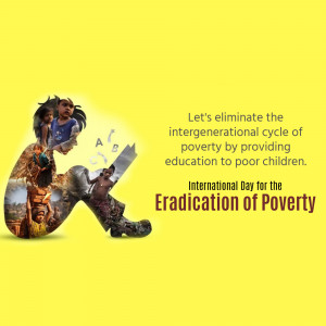 International Day For The Eradication Of Poverty Post For WhatsApp