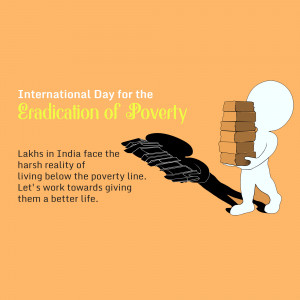 International Day For The Eradication Of Poverty Branding Post For Google Business Profile