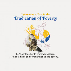 International Day For The Eradication Of Poverty Business Poster For Facebook