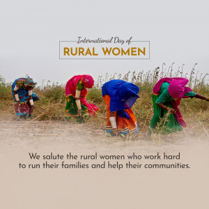 International Day Of Rural Women Banner For Instagram