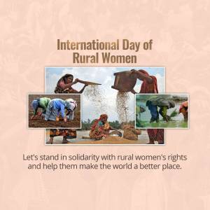 International Day Of Rural Women Advertisement For Google Business Profile