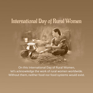 International Day Of Rural Women Branding Post For Google Business Profile