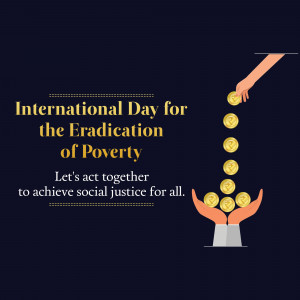 International Day For The Eradication Of Poverty Marketing Image For Twitter