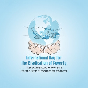 International Day For The Eradication Of Poverty Template For Instagram