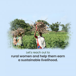 Empowering Rural Women Poster For WhatsApp