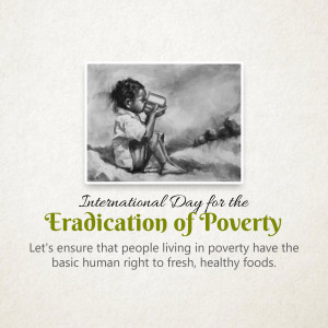 International Day For The Eradication Of Poverty Template For Twitter