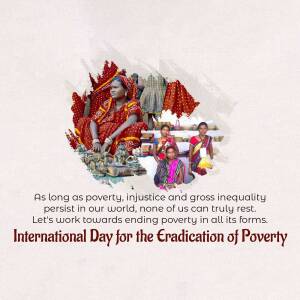 International Day For The Eradication Of Poverty Marketing Image For Twitter