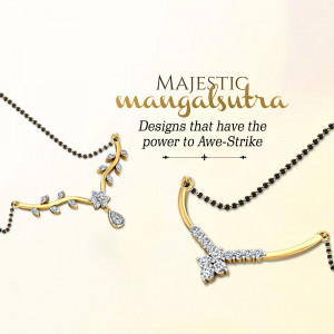 Majestic Mangalsutra Designs Branding Post For Facebook
