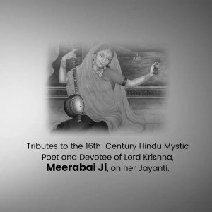 Meerabai Ji Jayanti Social Media Post For Google Business Profile