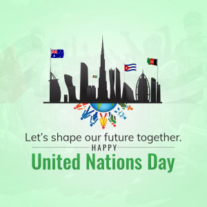 Happy United Nations Day Advertisement For LinkedIn