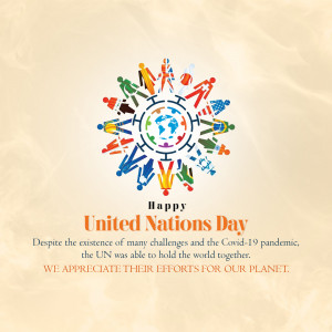 Happy United Nations Day Advertisement For Threads