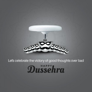 Happy Dussehra - Victory Of Good Over Evil Branding Post For Telegram