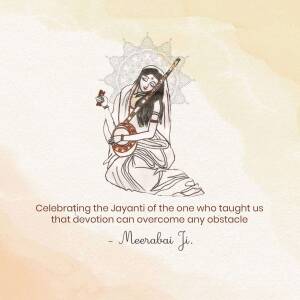 Meera Bai Jayanti Marketing Image For LinkedIn