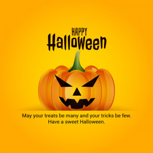 Happy Halloween Pumpkin Graphic For Threads