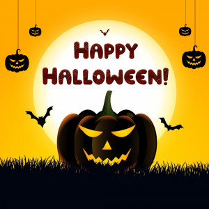 Happy Halloween Festive Graphic Design For Telegram