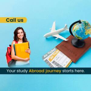 Study Abroad Journey Branding Post For Twitter