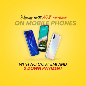 Mobile Phone Cashback Offer Poster For X
