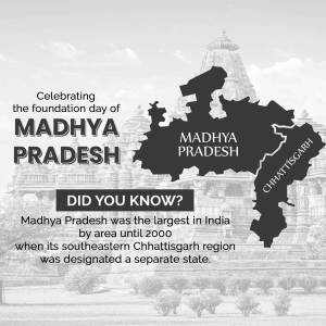 Madhya Pradesh Foundation Day Advertisement For Twitter
