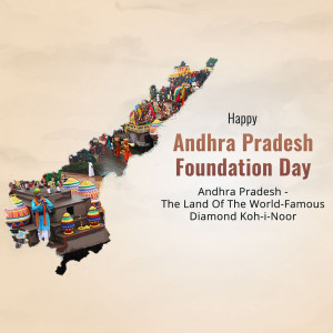 Andhra Pradesh Foundation Day Post For Pinterest