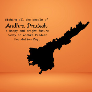 Andhra Pradesh Foundation Day Business Poster For Instagram