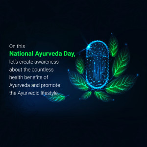 National Ayurveda Day Awareness Business Poster For Instagram