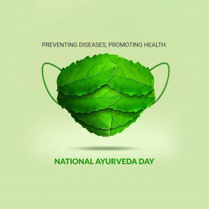 National Ayurveda Day - Health & Prevention Marketing Image For X