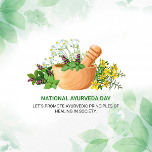 National Ayurveda Day Design For Instagram