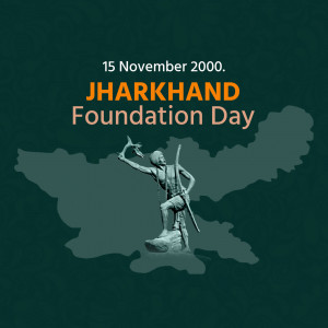 Jharkhand Foundation Day Graphic For Facebook