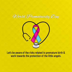 World Prematurity Day Awareness Poster For Telegram
