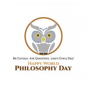 Happy World Philosophy Day Advertisement For Instagram